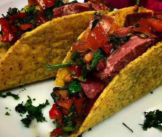 Beef tacos