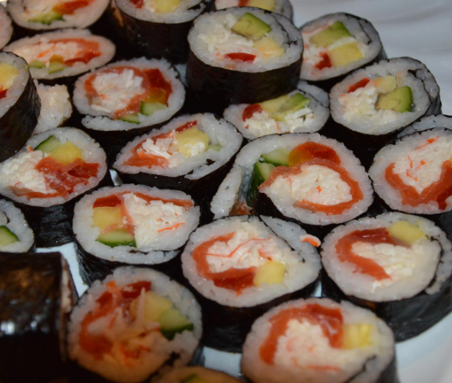 cream cheese sushi