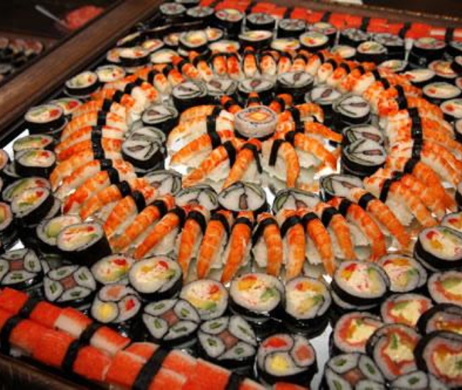 Sushi platter